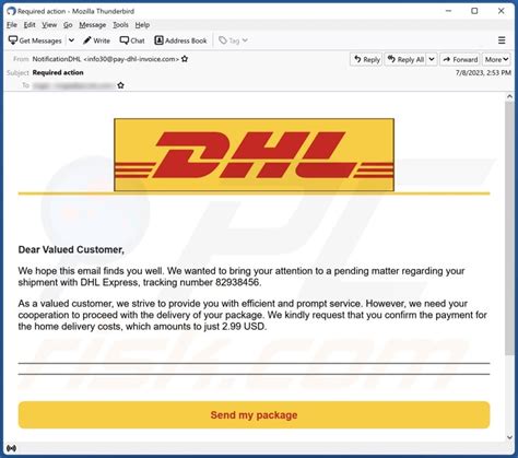 dhl fake bags|dhl scam emails.